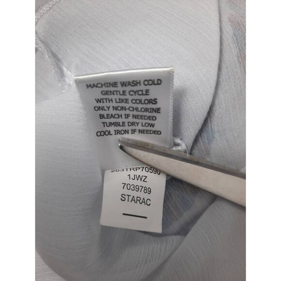 Live and Let Live sleeveless red white blue layered top PS - Picture 9 of 10